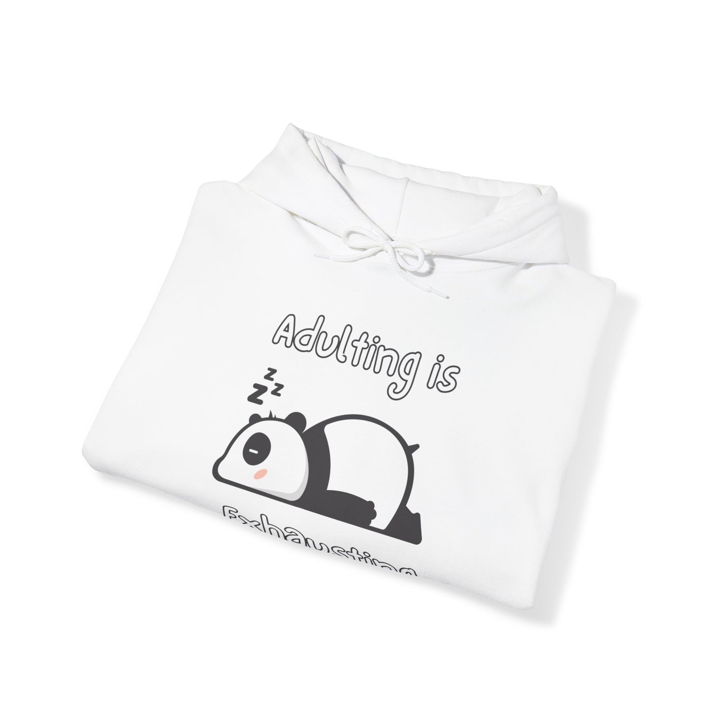 Adulting Panda Hoodie