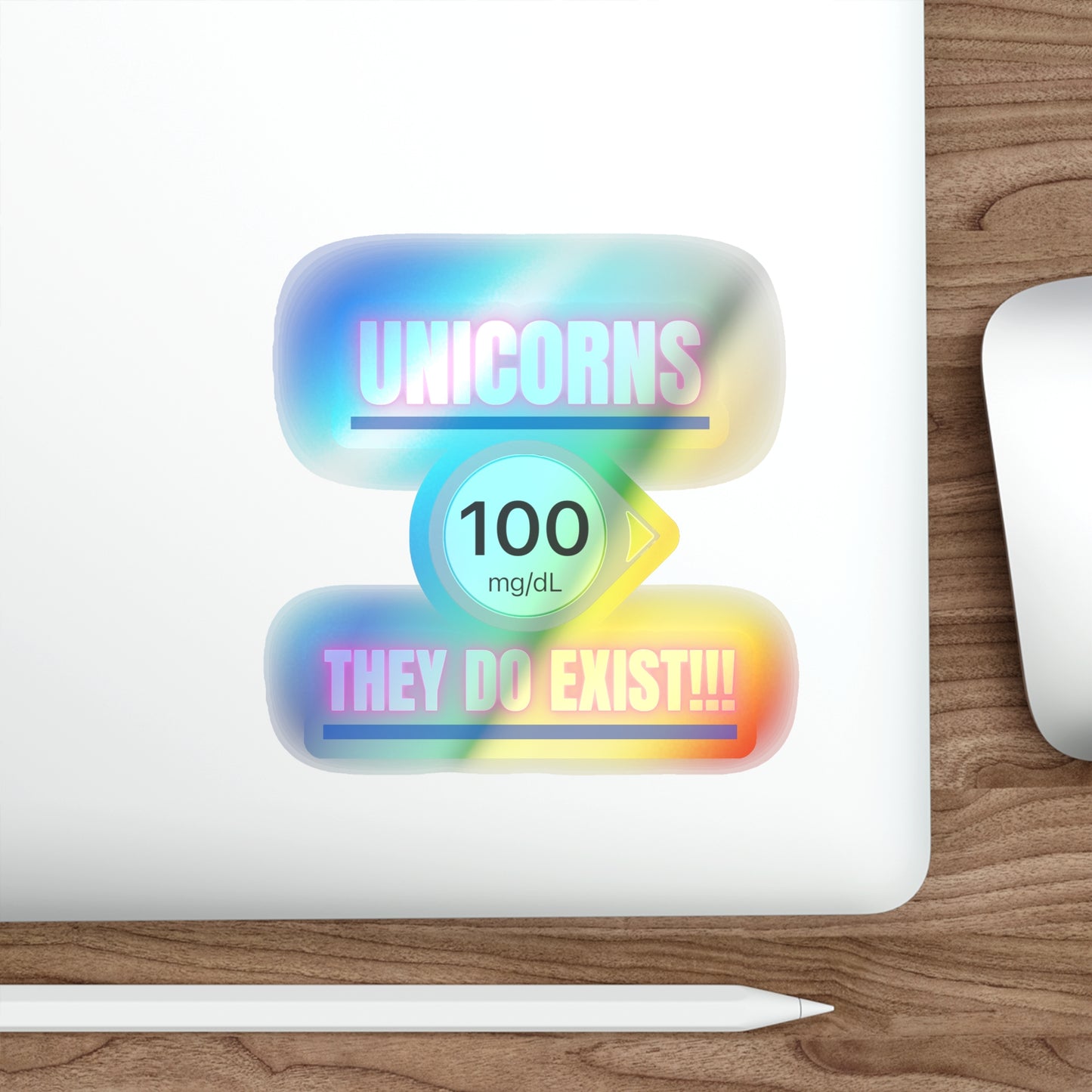 Unicorns Holographic Stickers