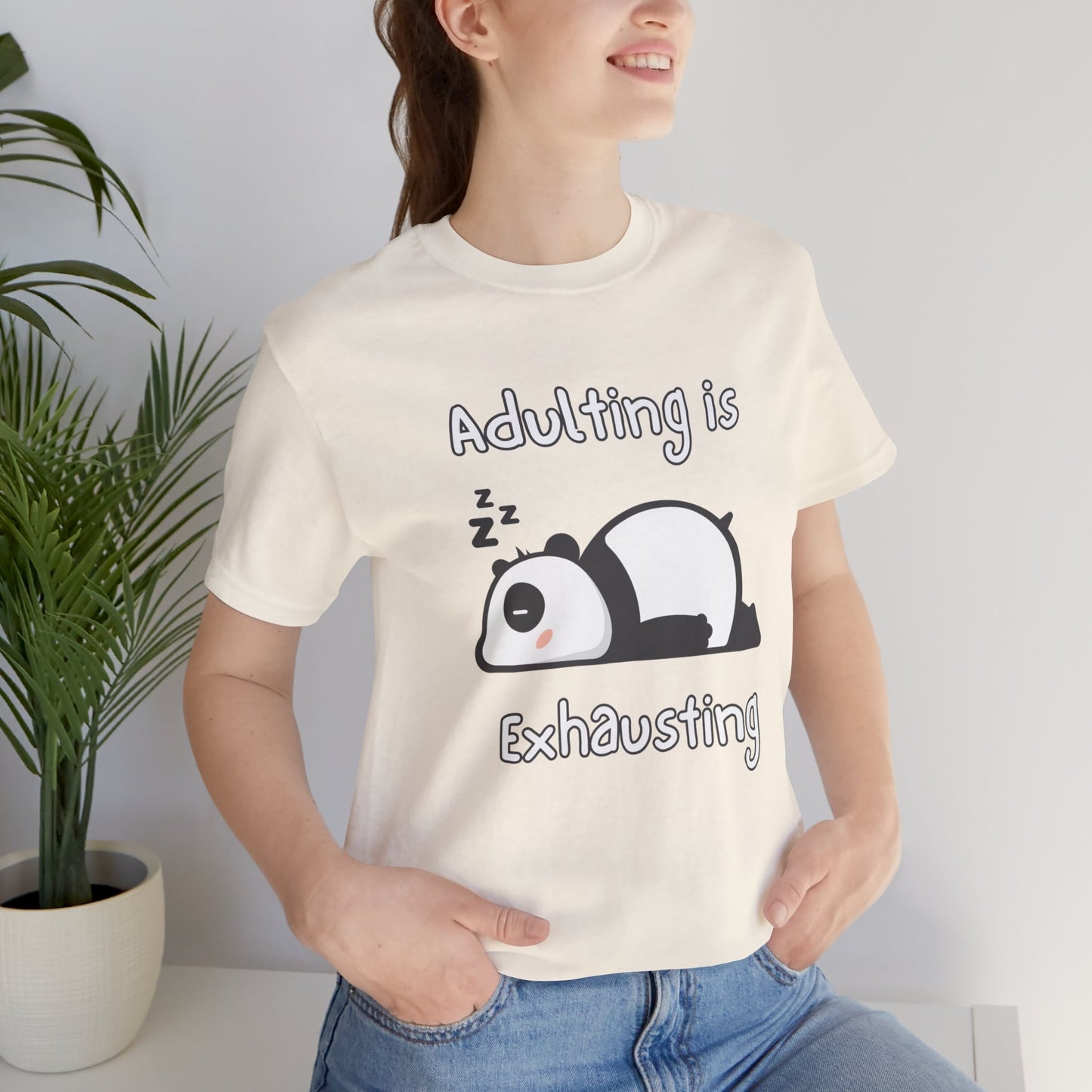 Adulting Panda T-Shirt