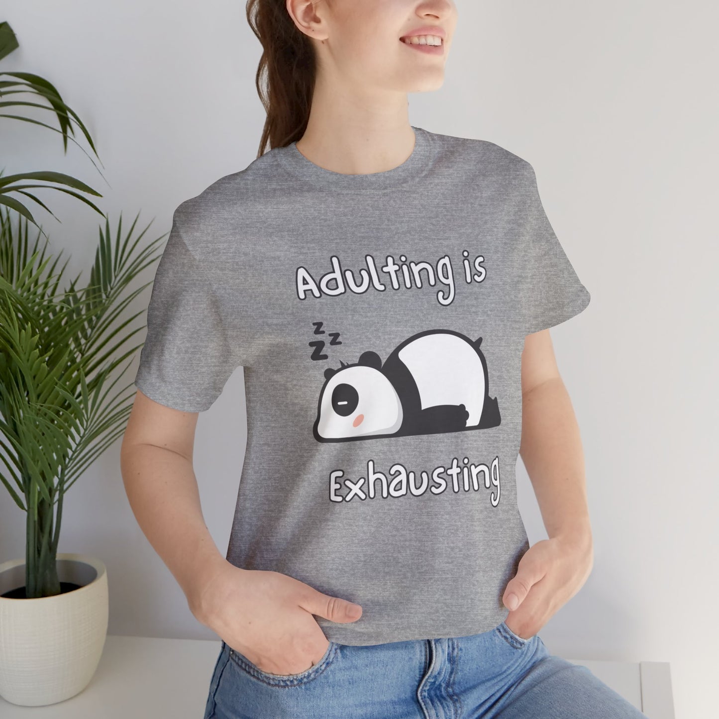 Adulting Panda T-Shirt