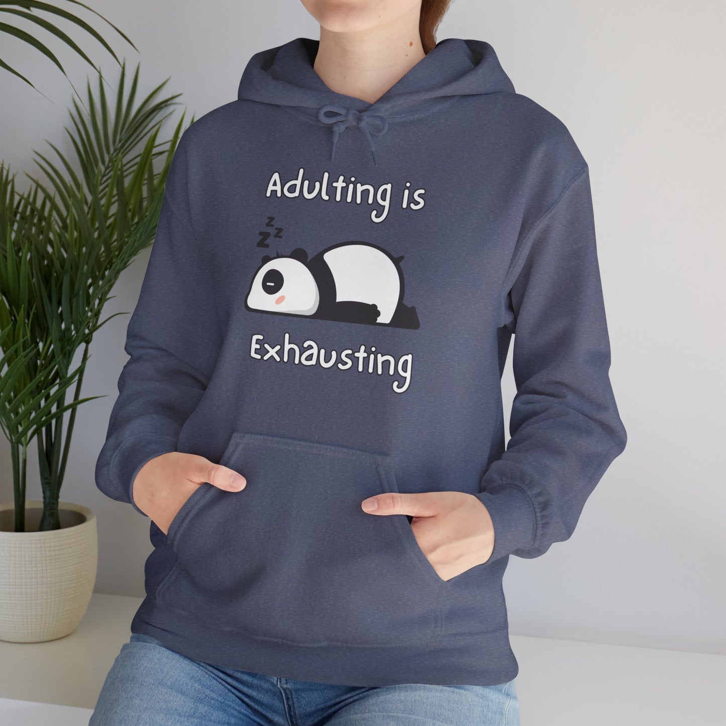 Adulting Panda Hoodie