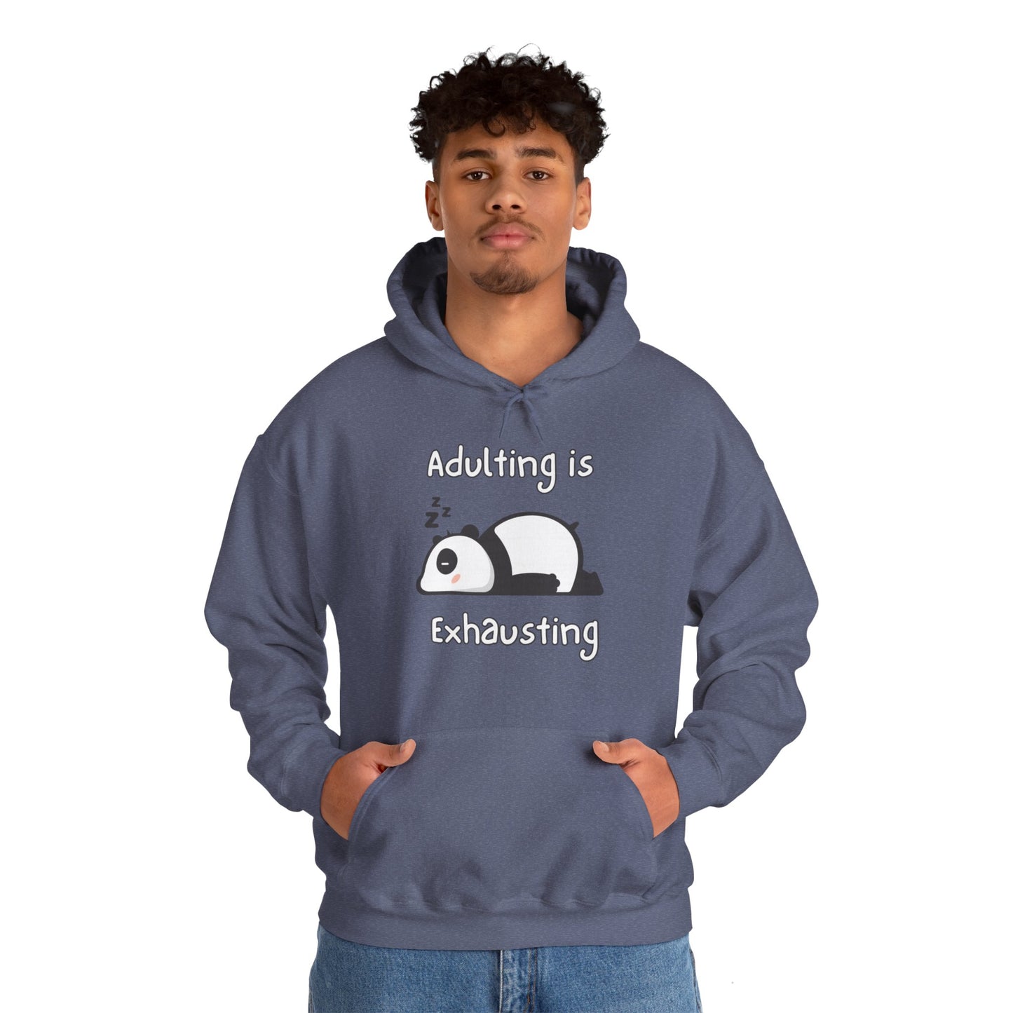 Adulting Panda Hoodie