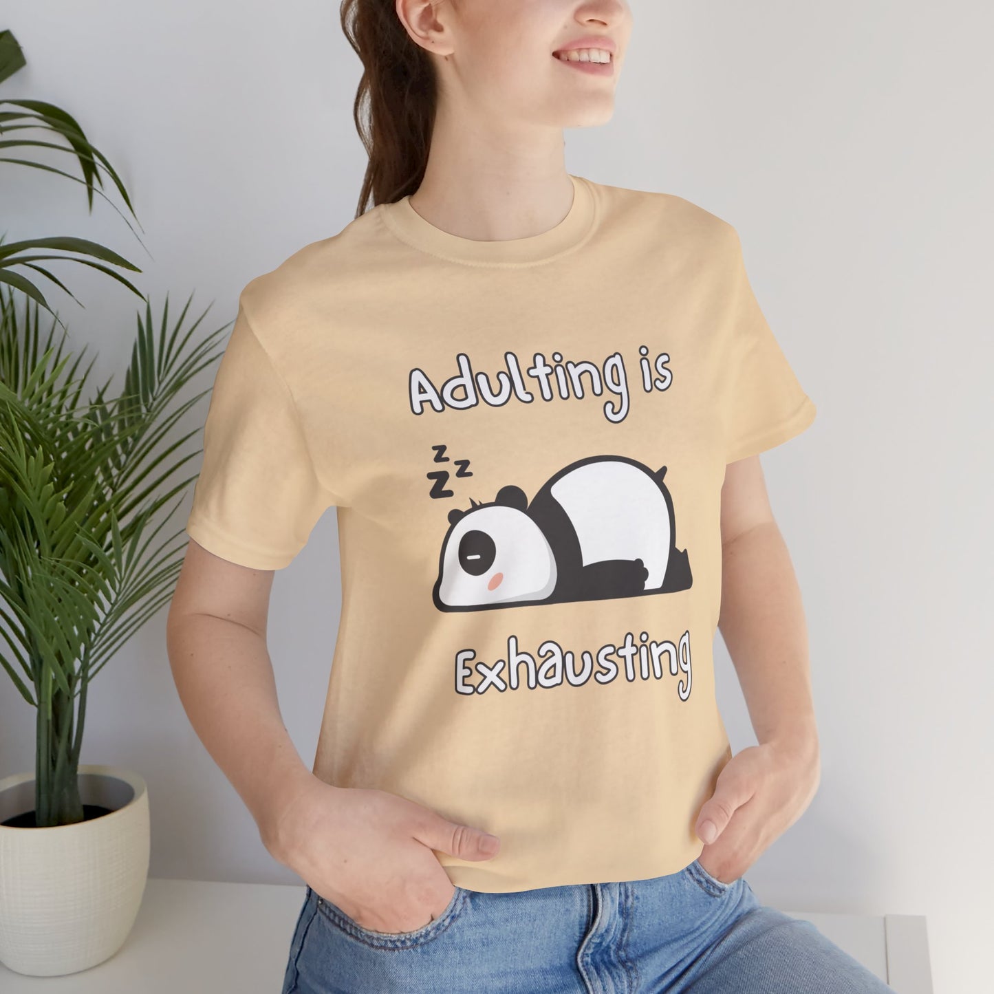 Adulting Panda T-Shirt