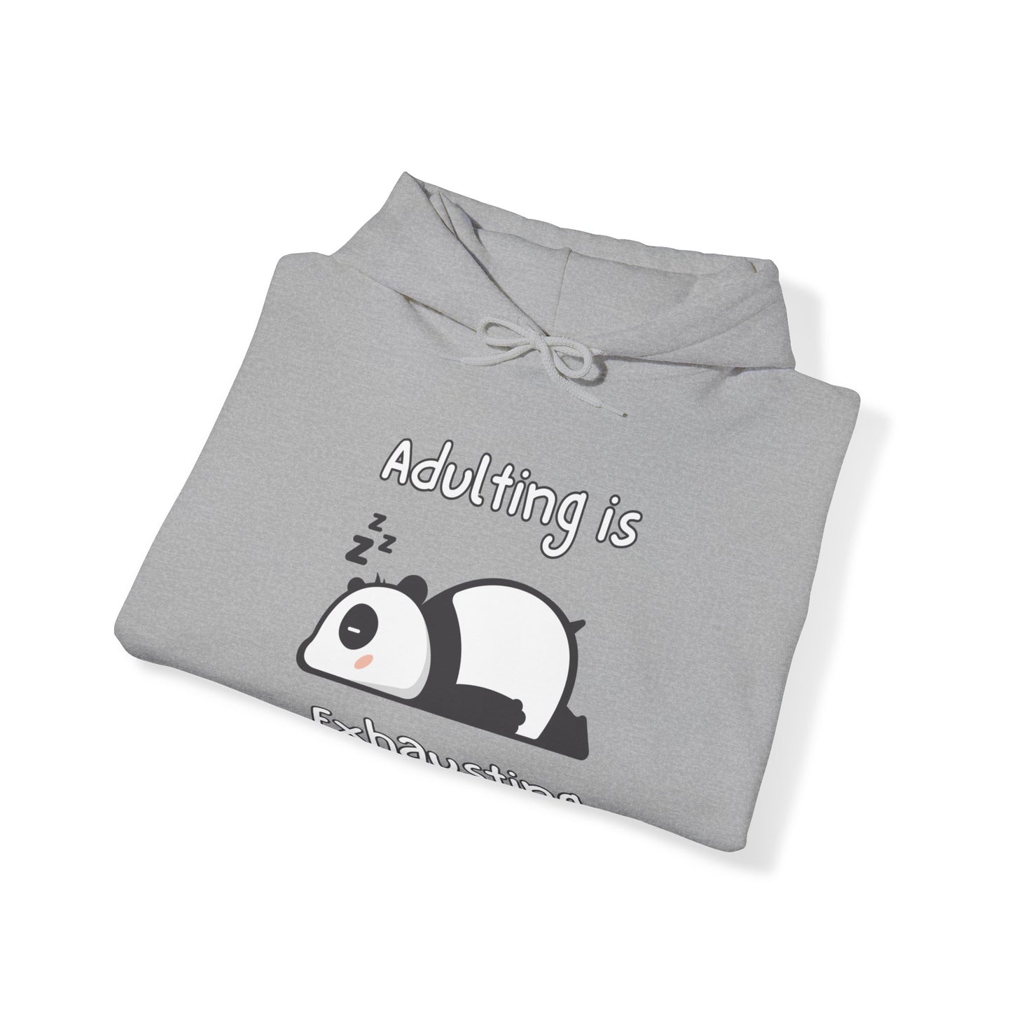 Adulting Panda Hoodie