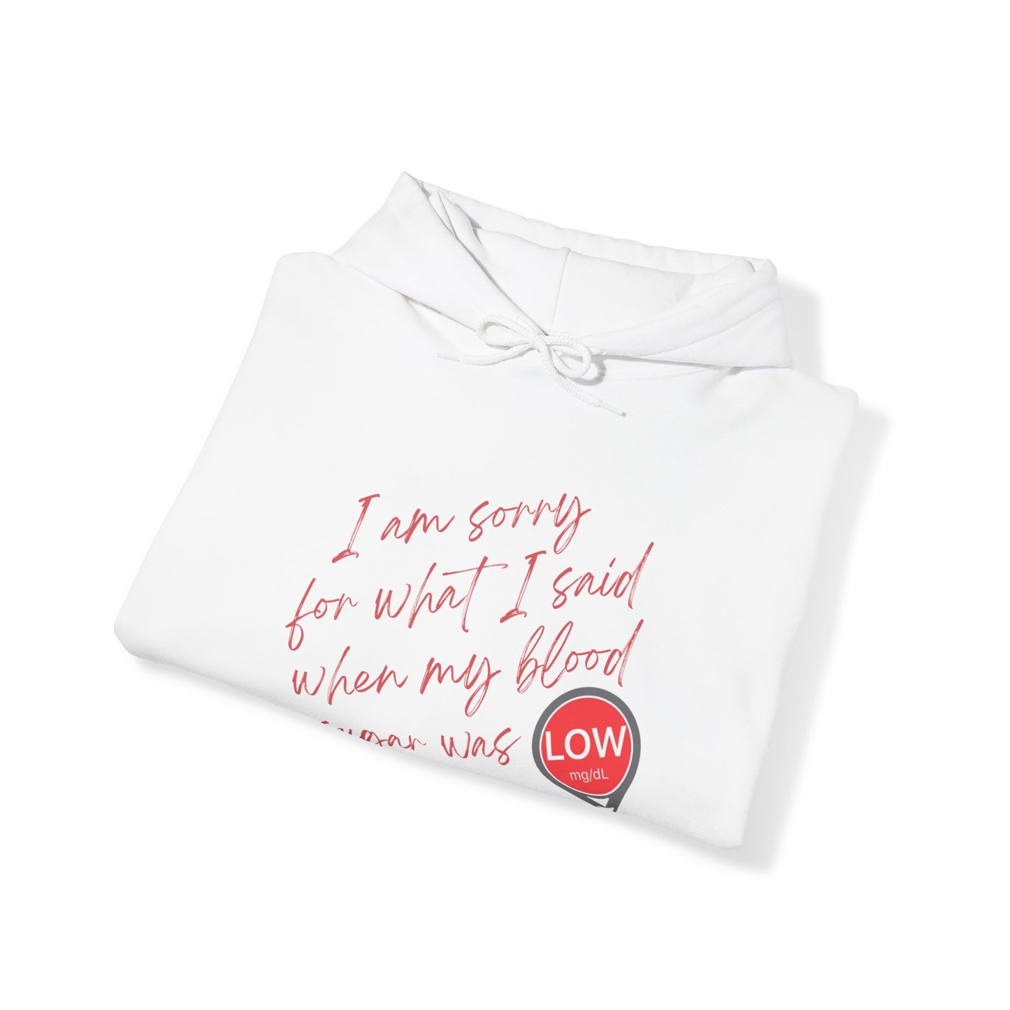 Sorry. I Was Low (Hooded Sweatshirt)