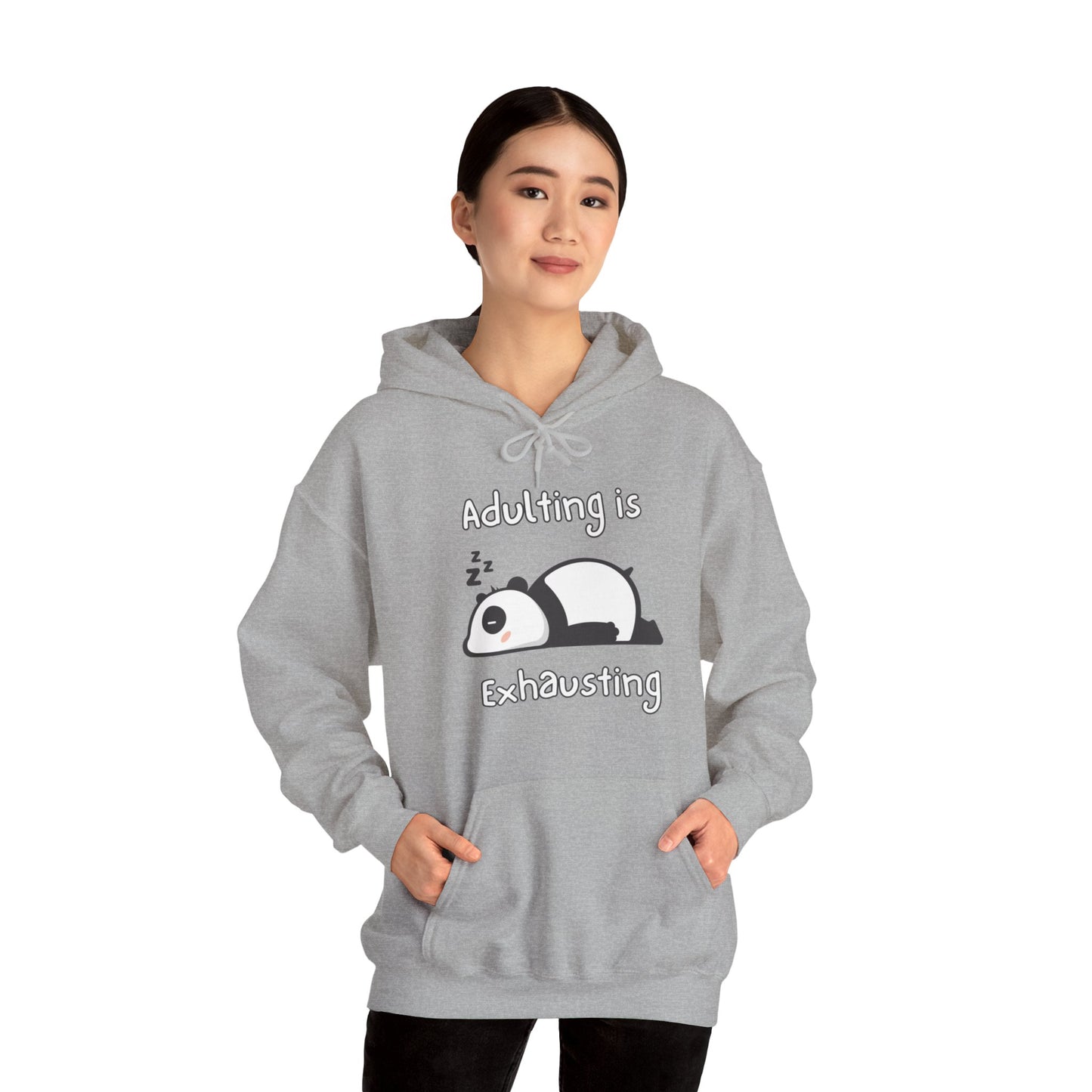 Adulting Panda Hoodie