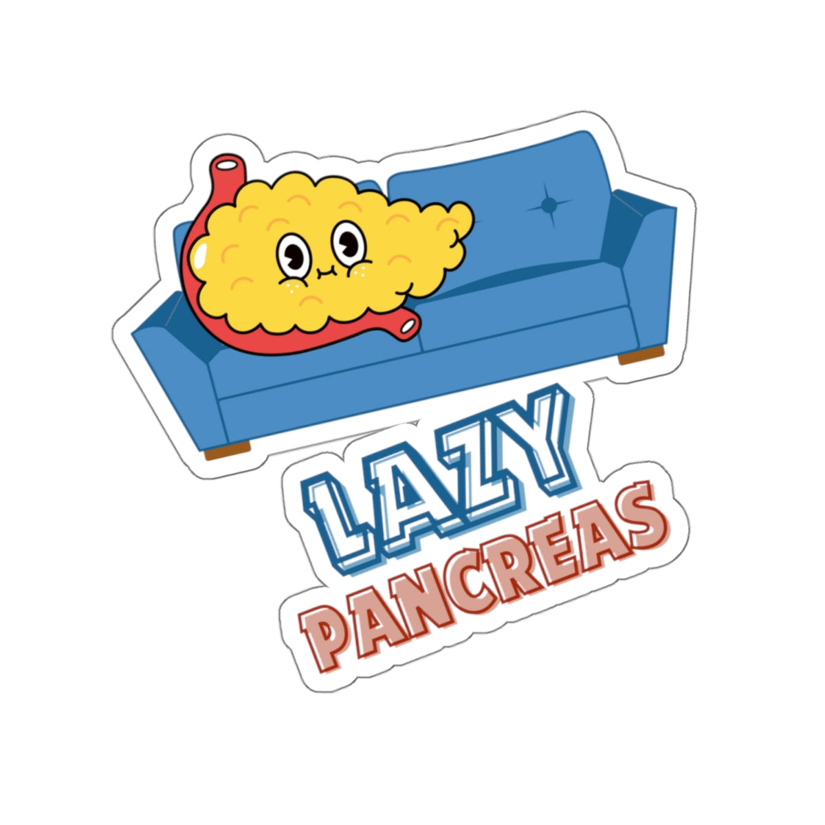 Lazy Pancreas Stickers