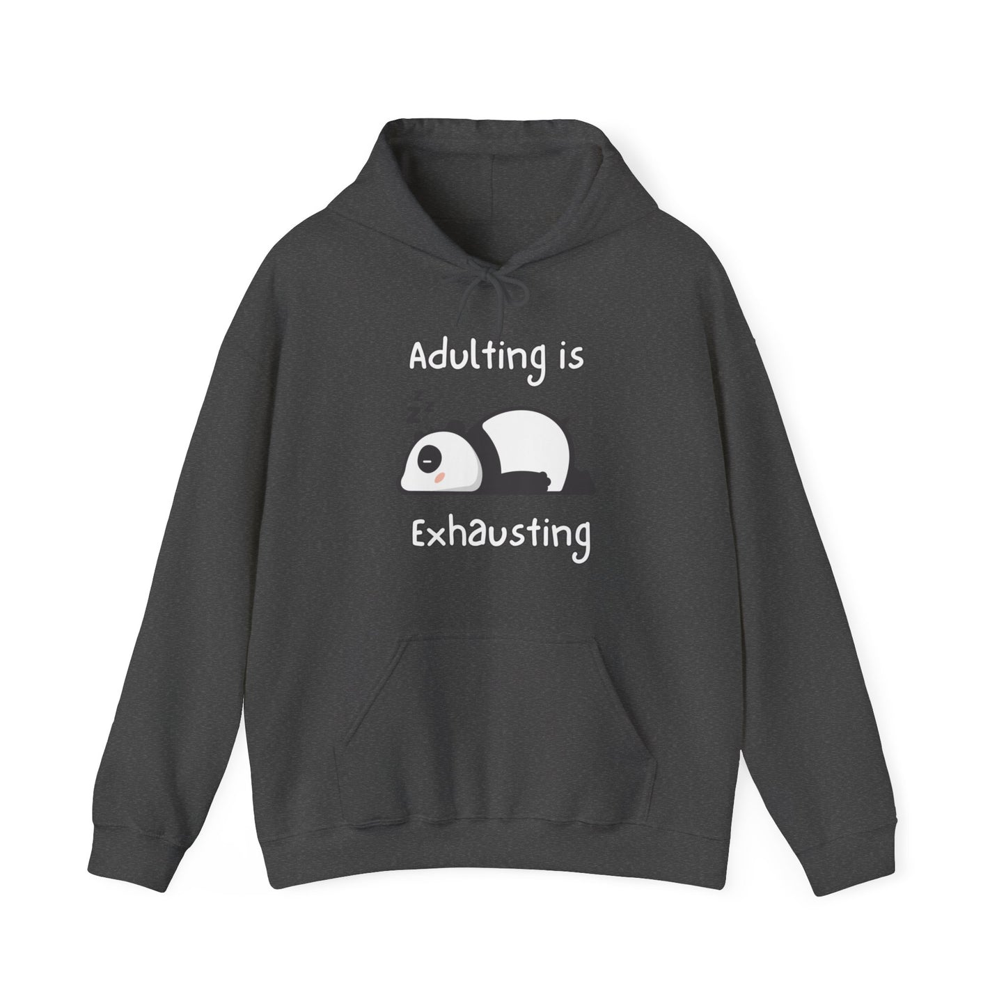 Adulting Panda Hoodie