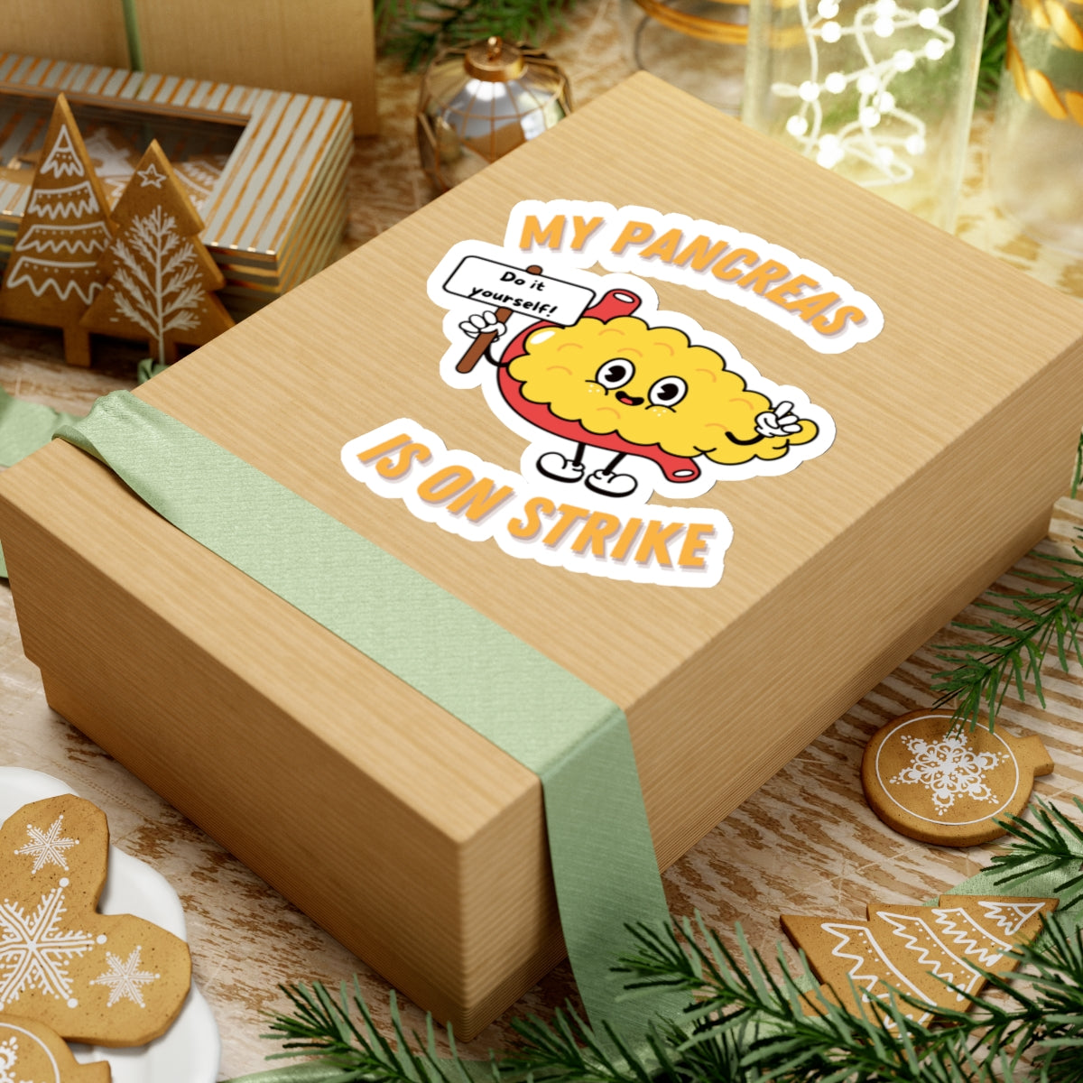 Pancreas On Strike Sticker