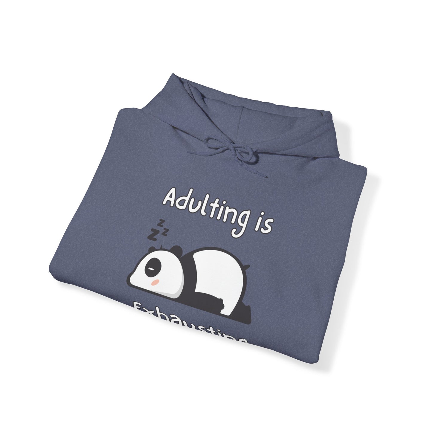 Adulting Panda Hoodie