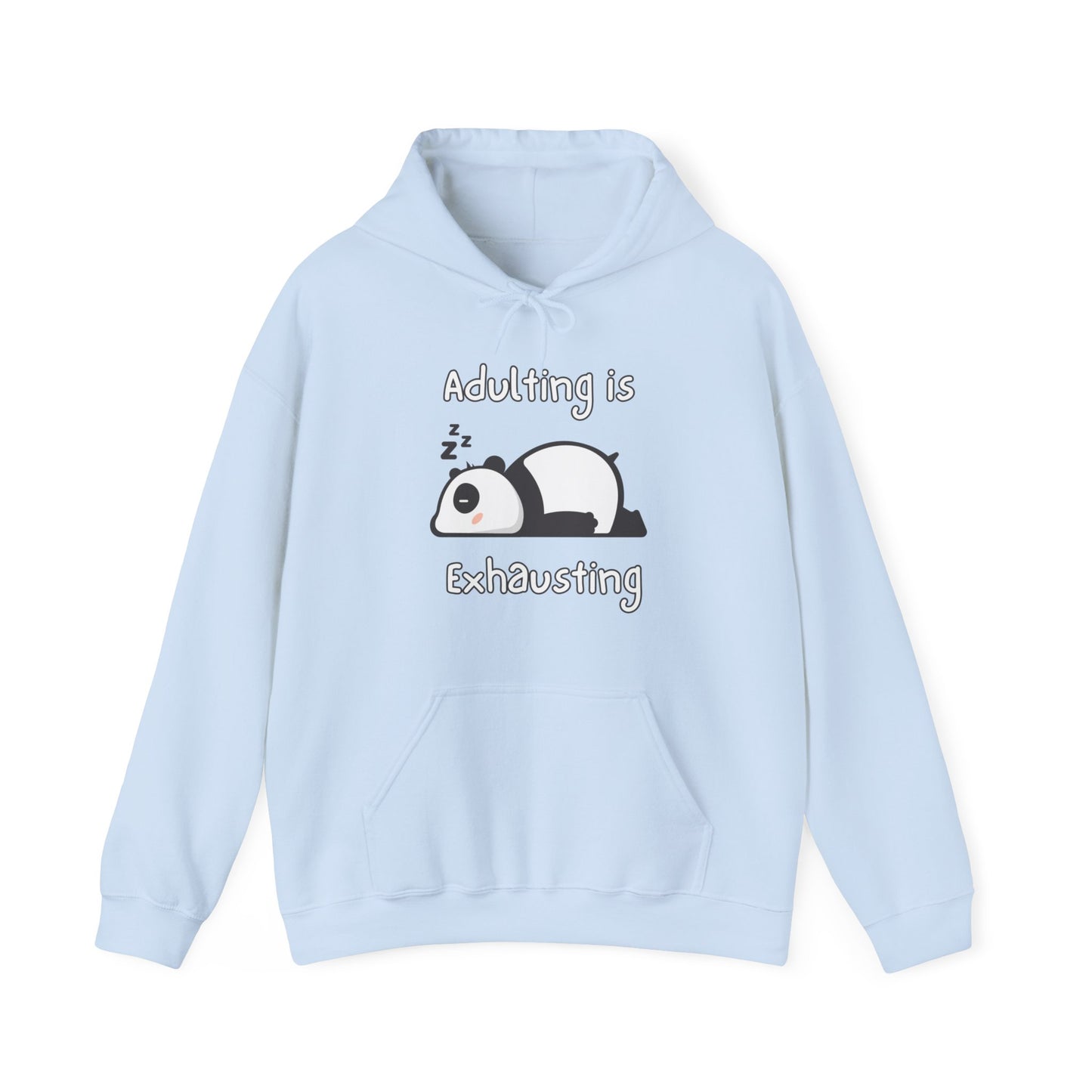 Adulting Panda Hoodie