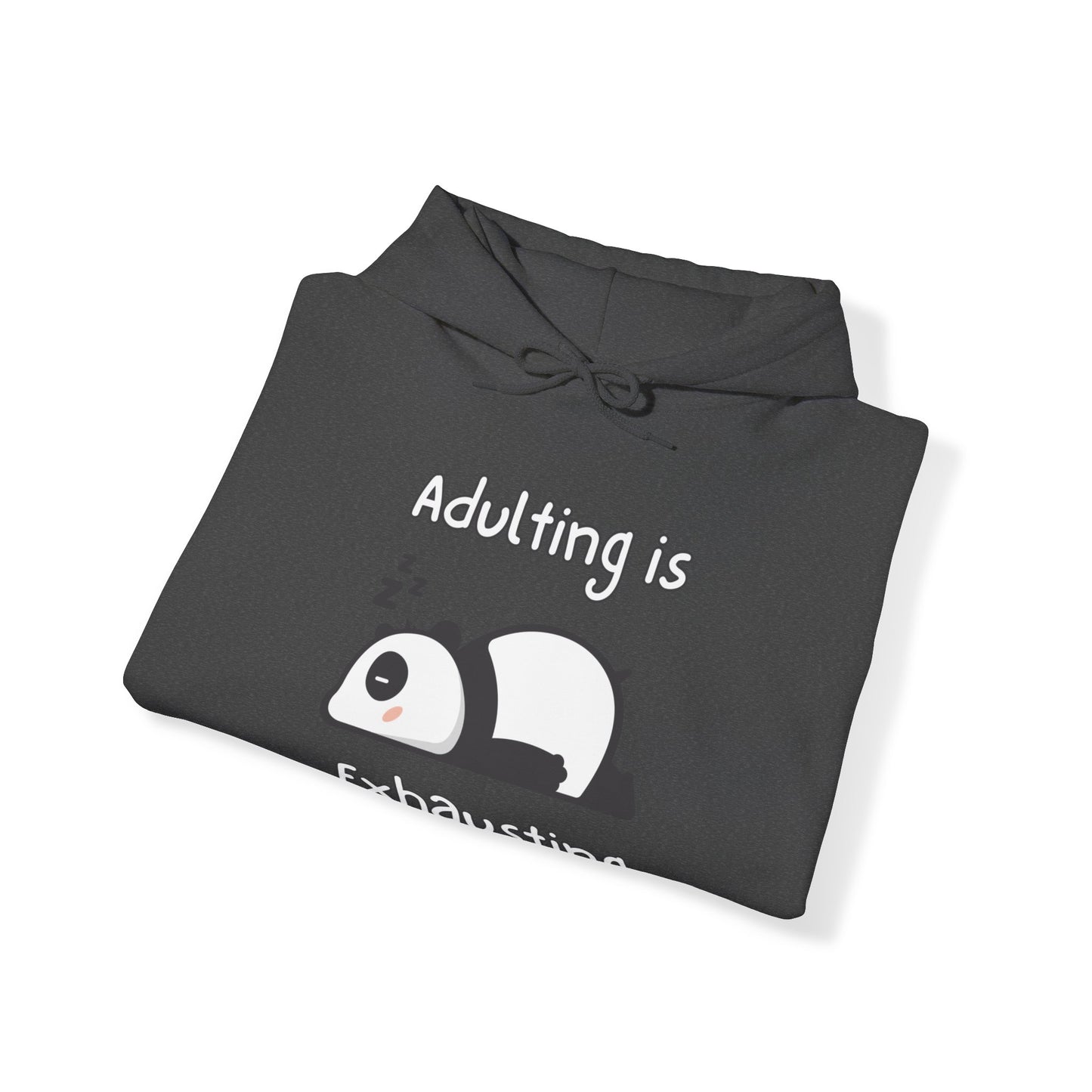 Adulting Panda Hoodie