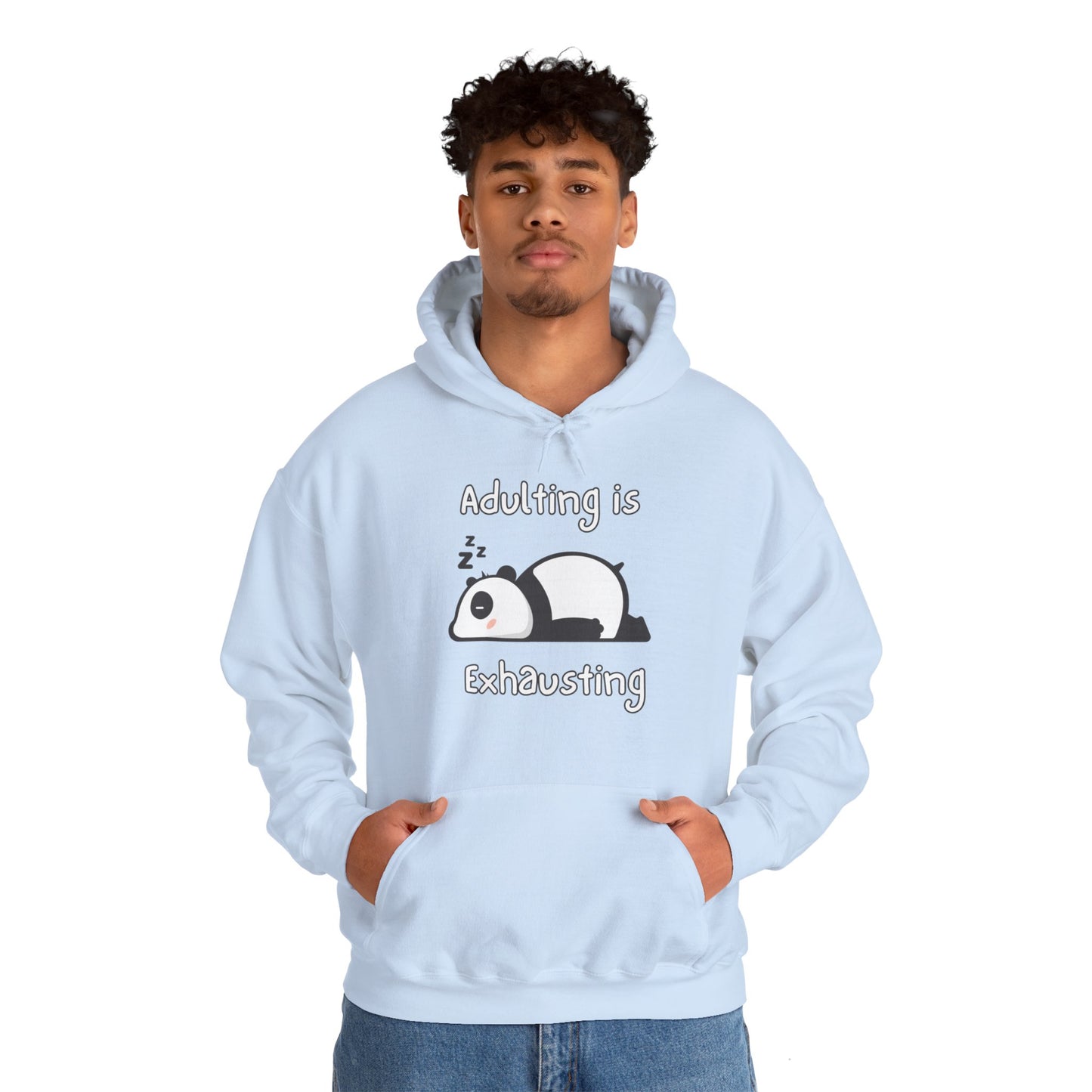 Adulting Panda Hoodie