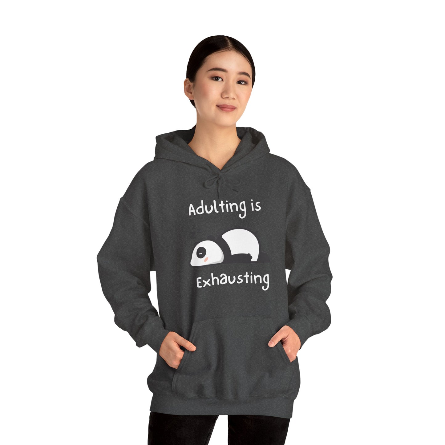 Adulting Panda Hoodie