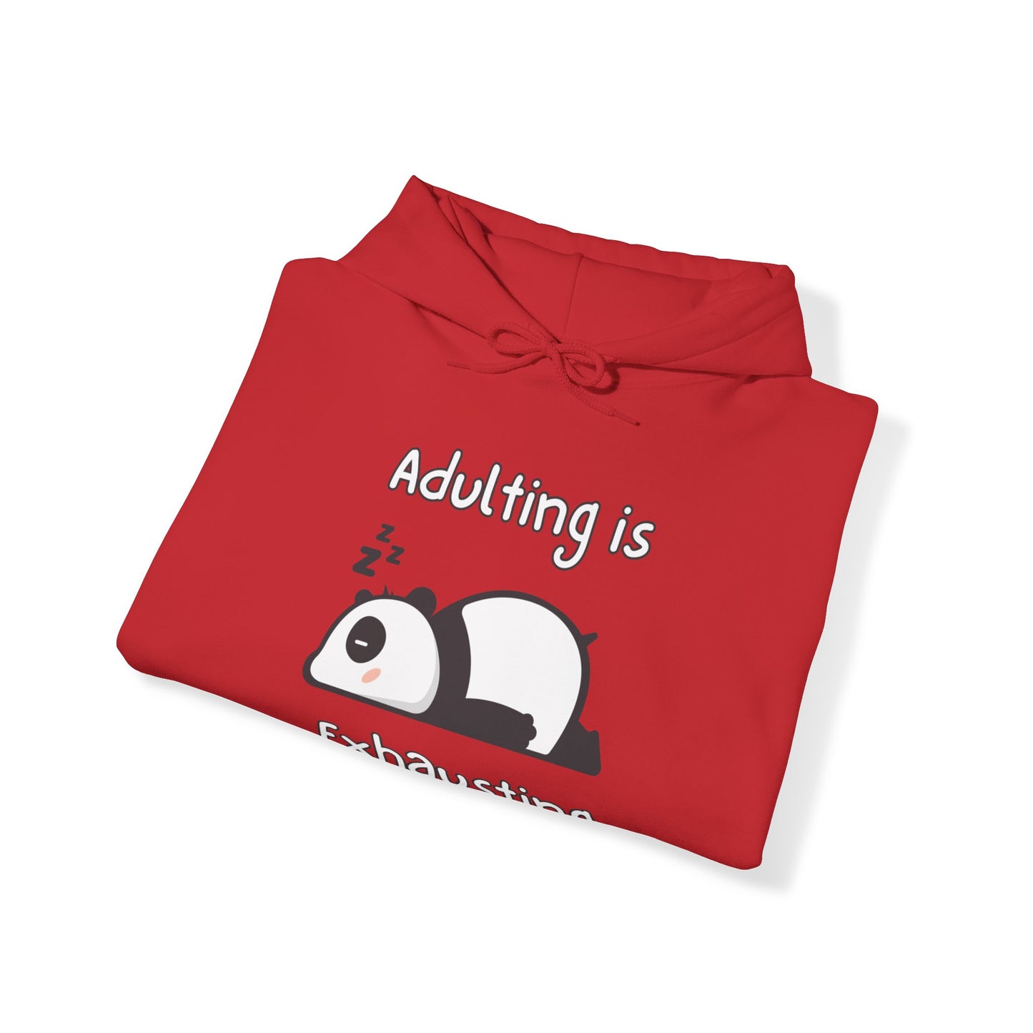 Adulting Panda Hoodie