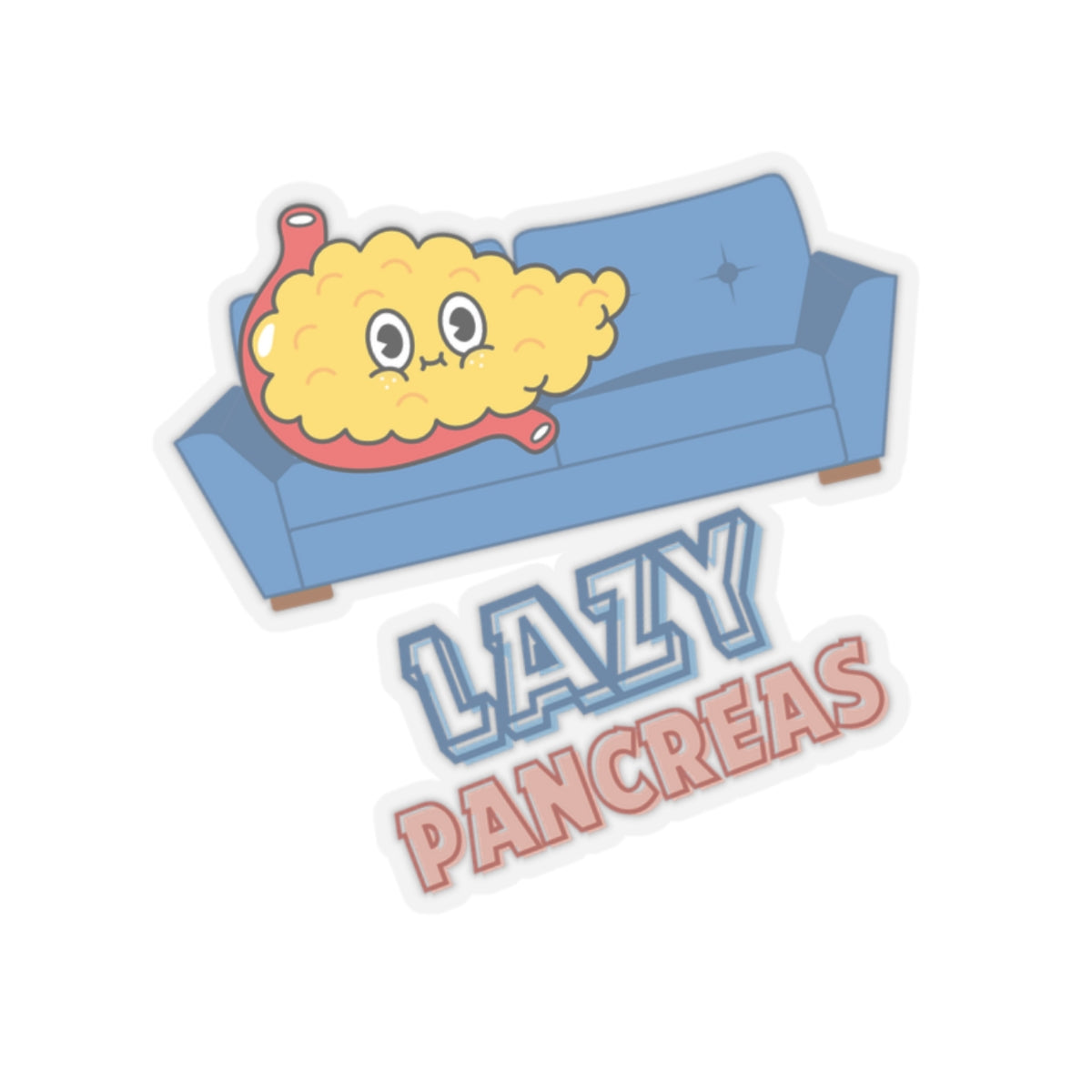 Lazy Pancreas Stickers