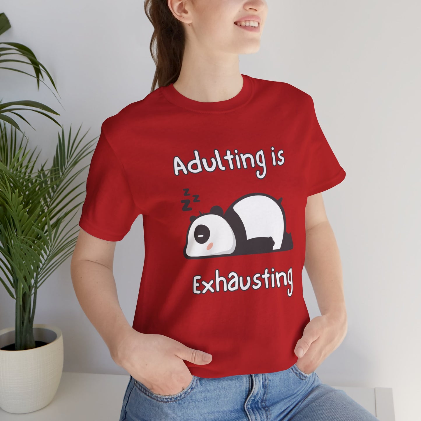 Adulting Panda T-Shirt