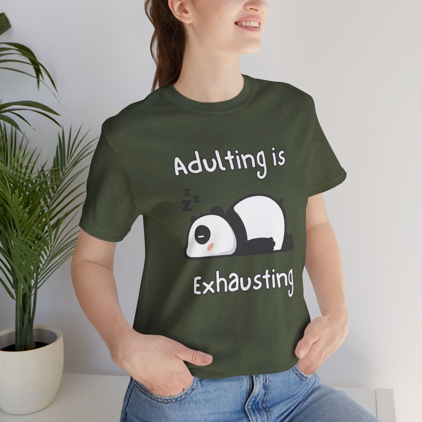 Adulting Panda T-Shirt